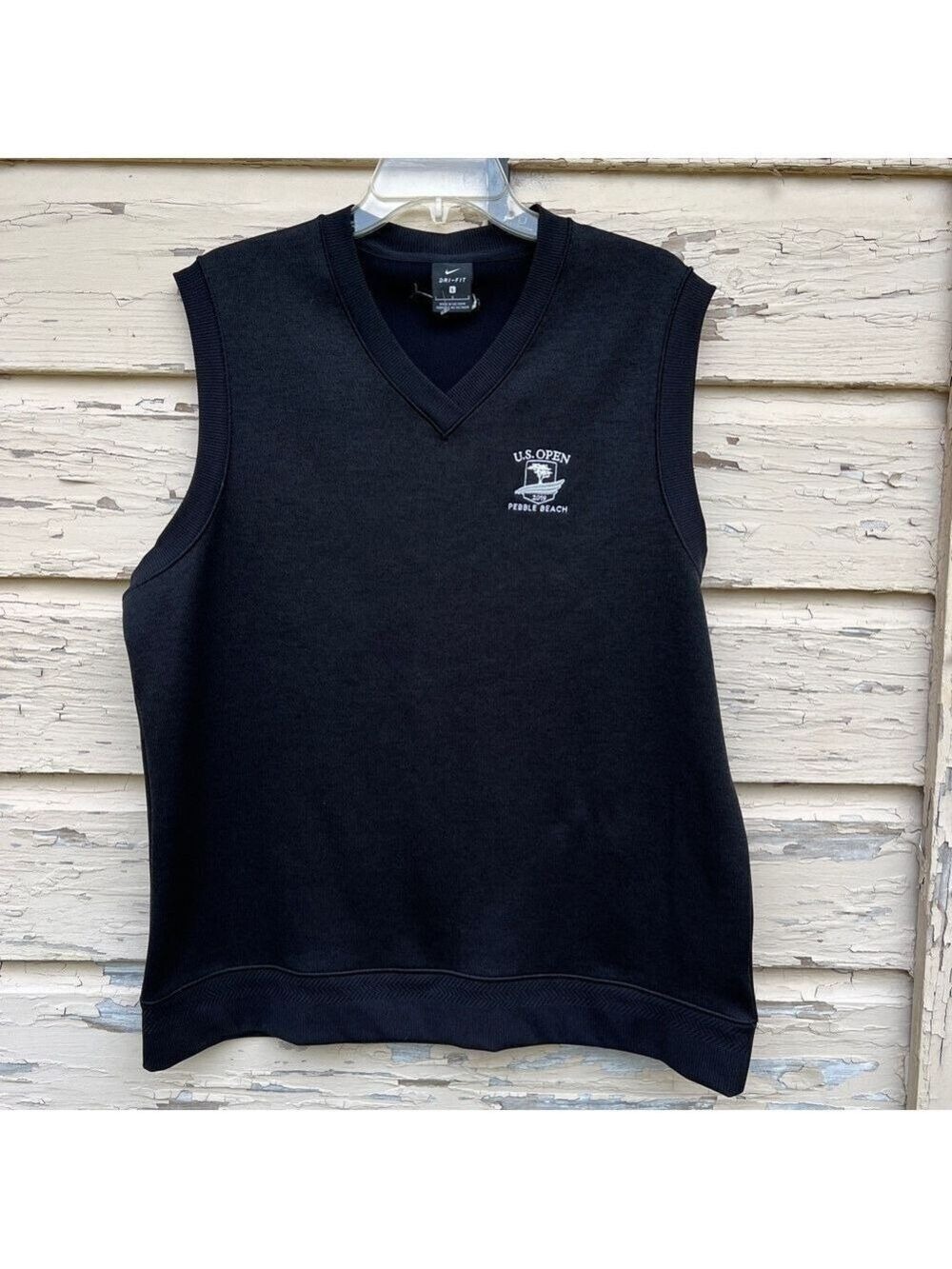Nike 2019 U.S. Open Pebble Beach Black Golf Vest Size Large H10